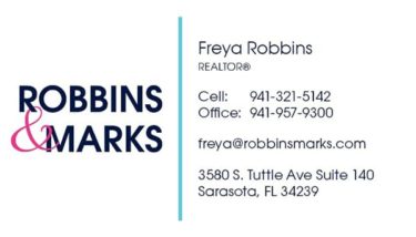 Robbins And Marks Business Card