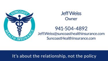 Suncoast Health Insurance Business Card