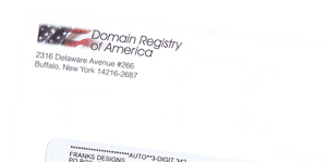 Fake Letter Domain Registration